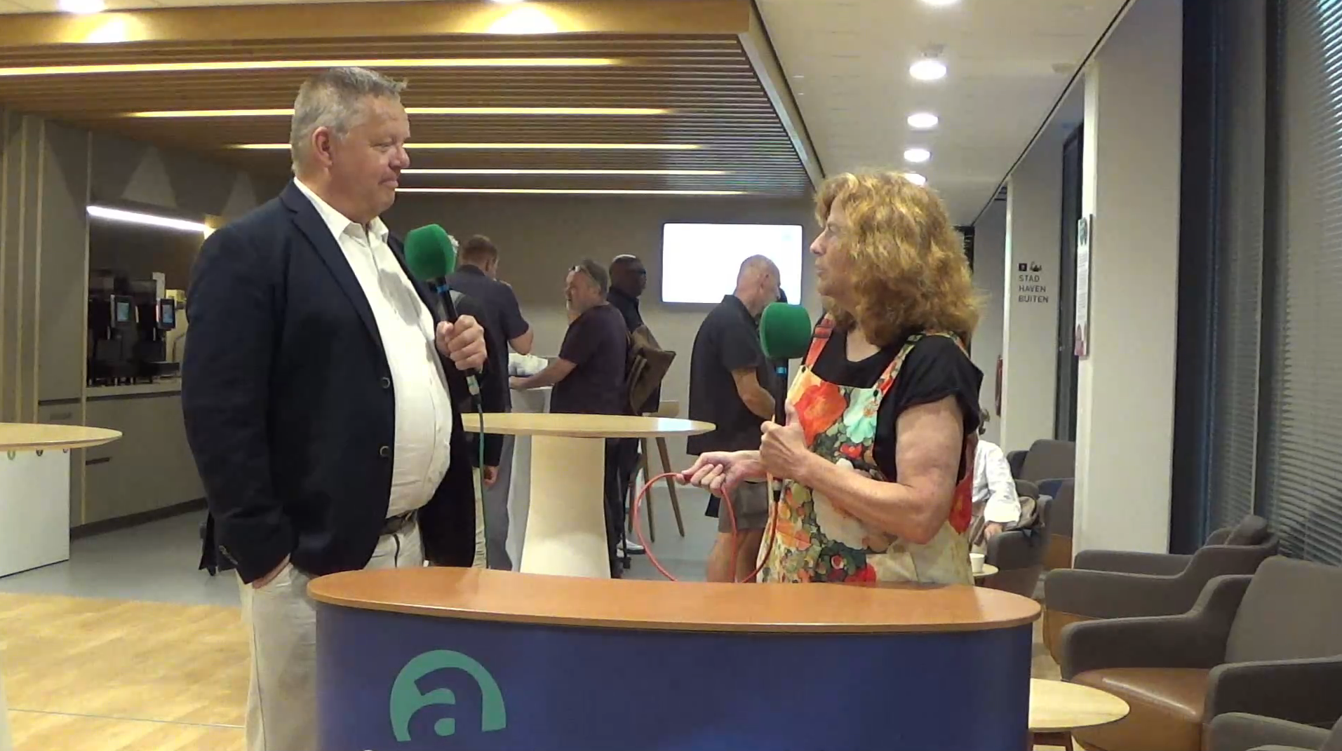 Ciska van Rijn met Lex Ruyssenaars, Respect Almere